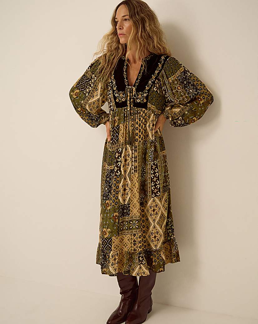 Monsoon Laoise Floral Midi Dress