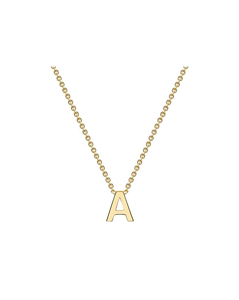 9 Carat Gold A-Z Initial Necklace