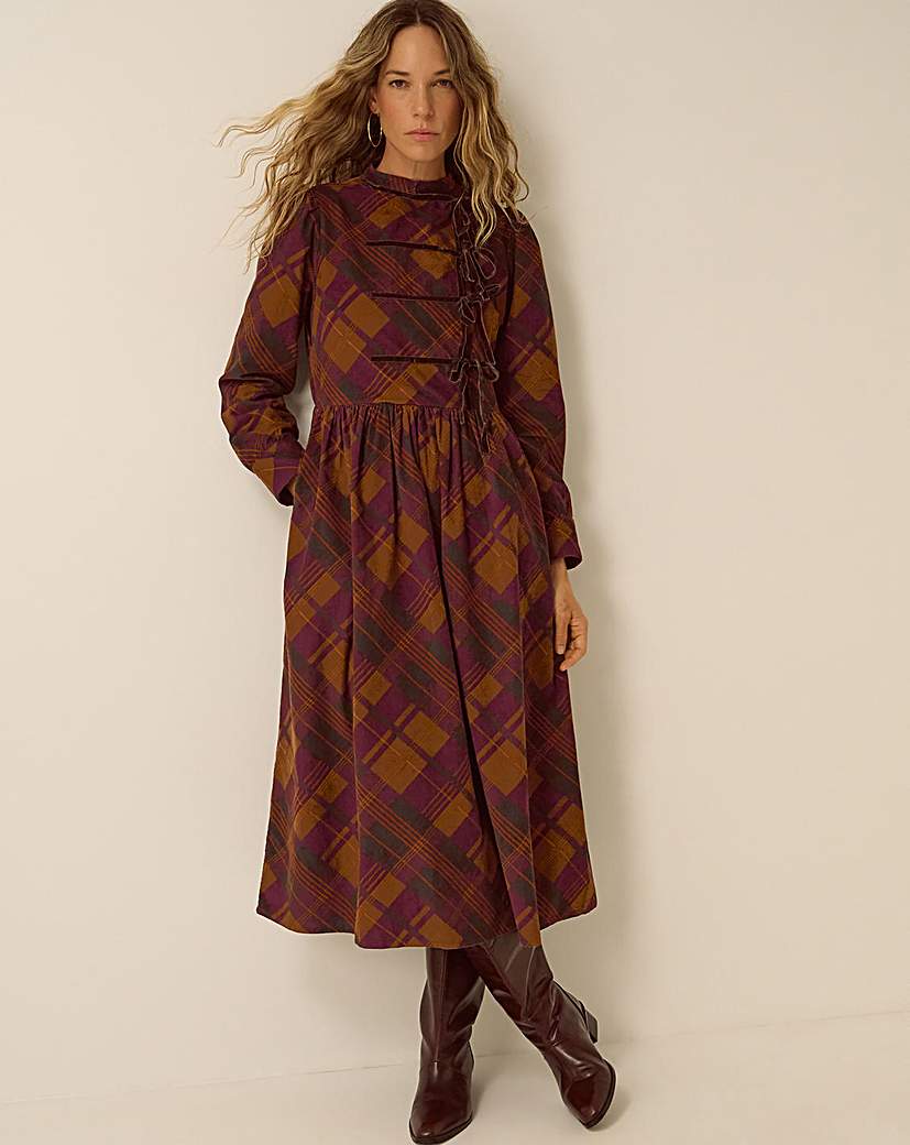 Monsoon Melinda Corduroy Midi Dress