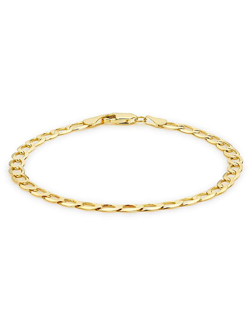 Gold Flat Bracelet | JD Williams