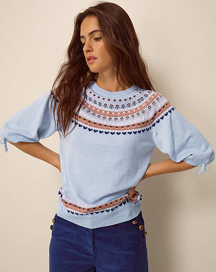 Monsoon Fia Fair Isle Knit Jumper