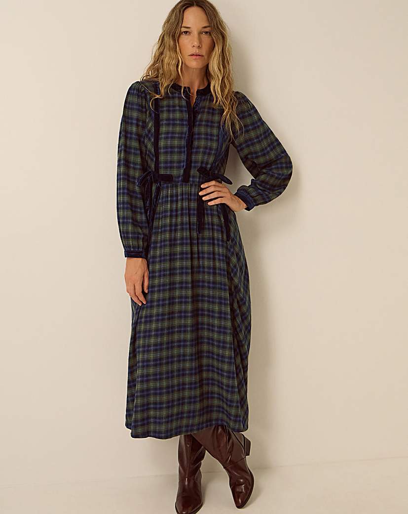 Monsoon Bella Velvet Midi Dress
