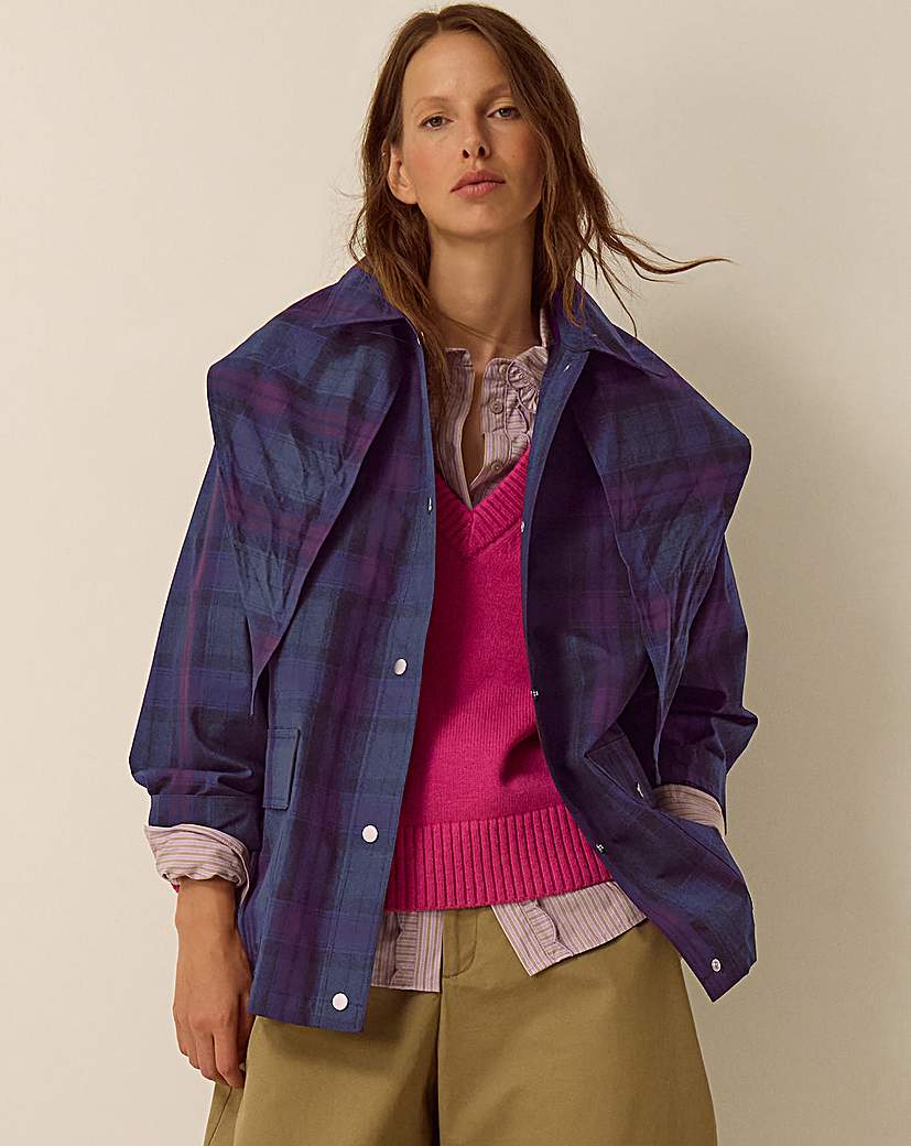 Monsoon Elfie Check Print Jacket