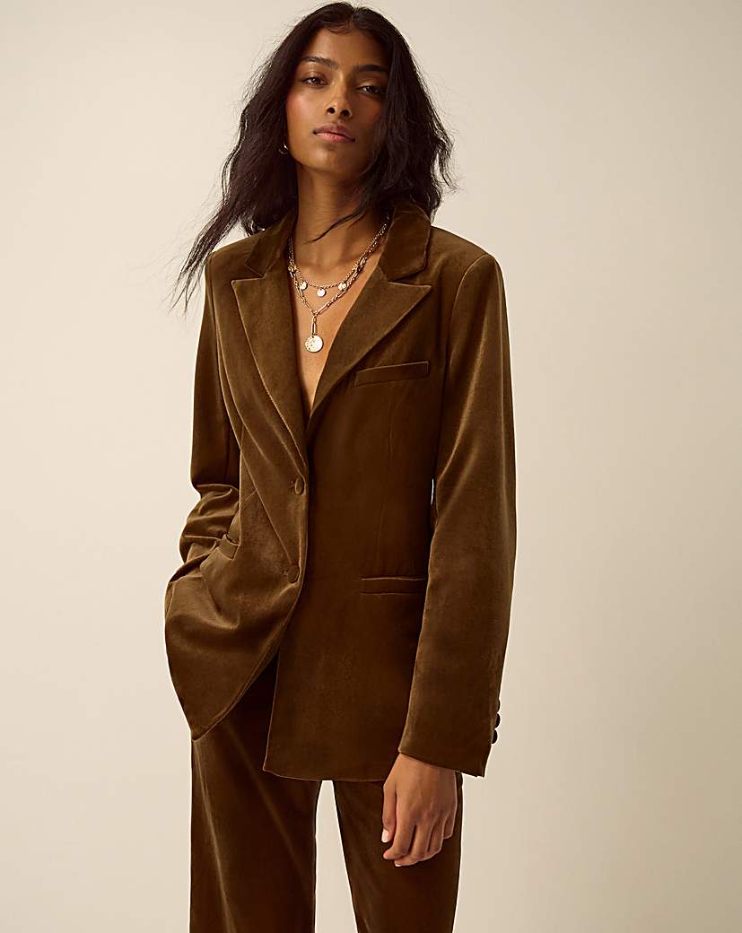 Monsoon Vicky Velvet Blazer
