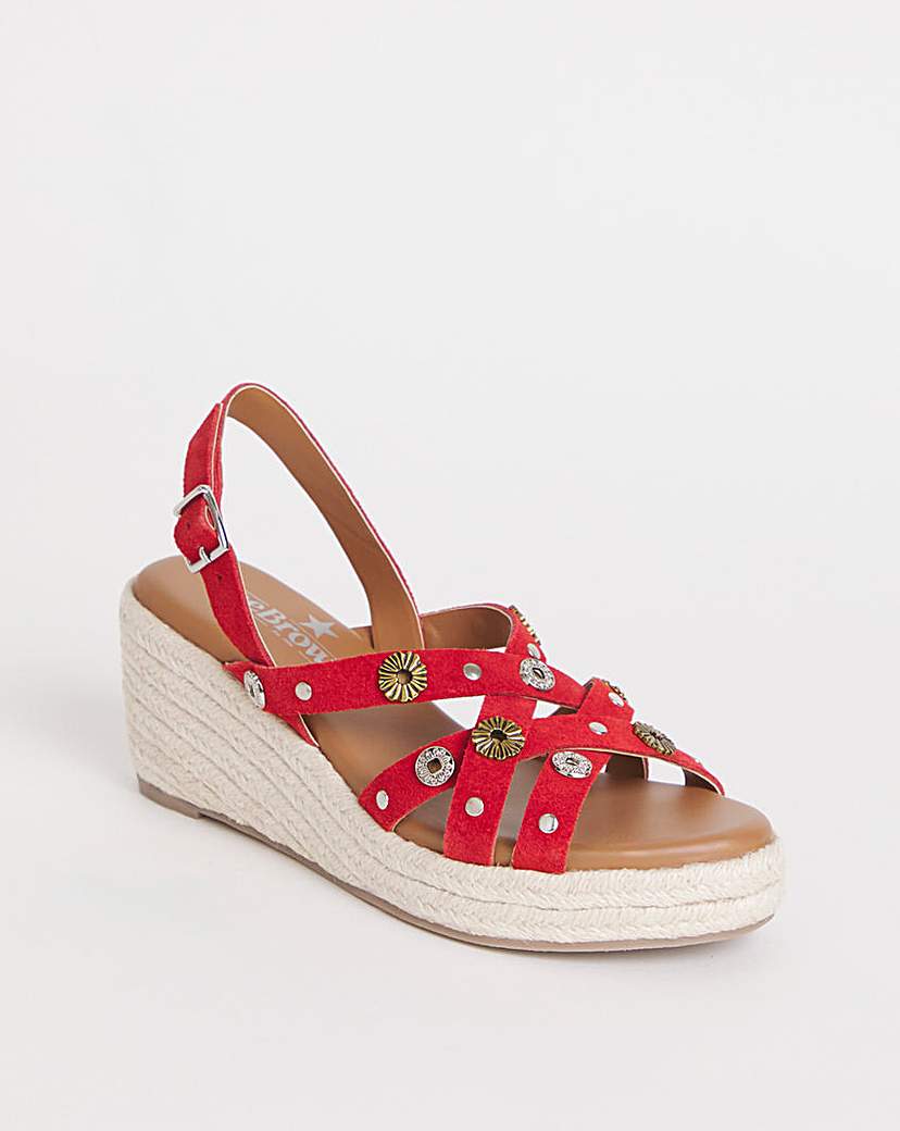Joe Browns Wedge Sandals EEE Fit