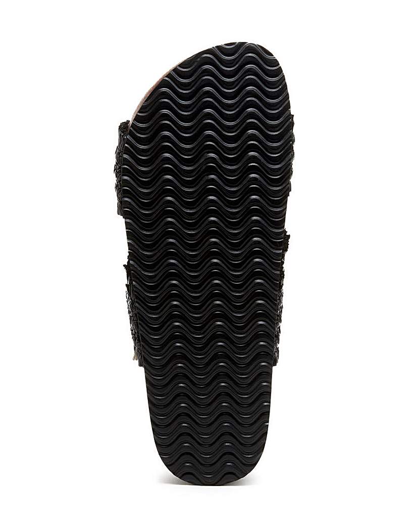 Rocket Dog Aruba Raffia Slider Sandals