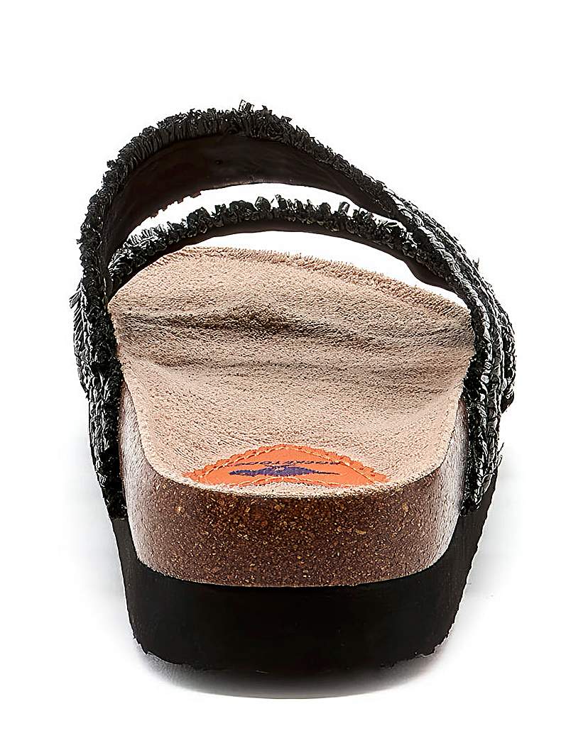 Rocket Dog Aruba Raffia Slider Sandals