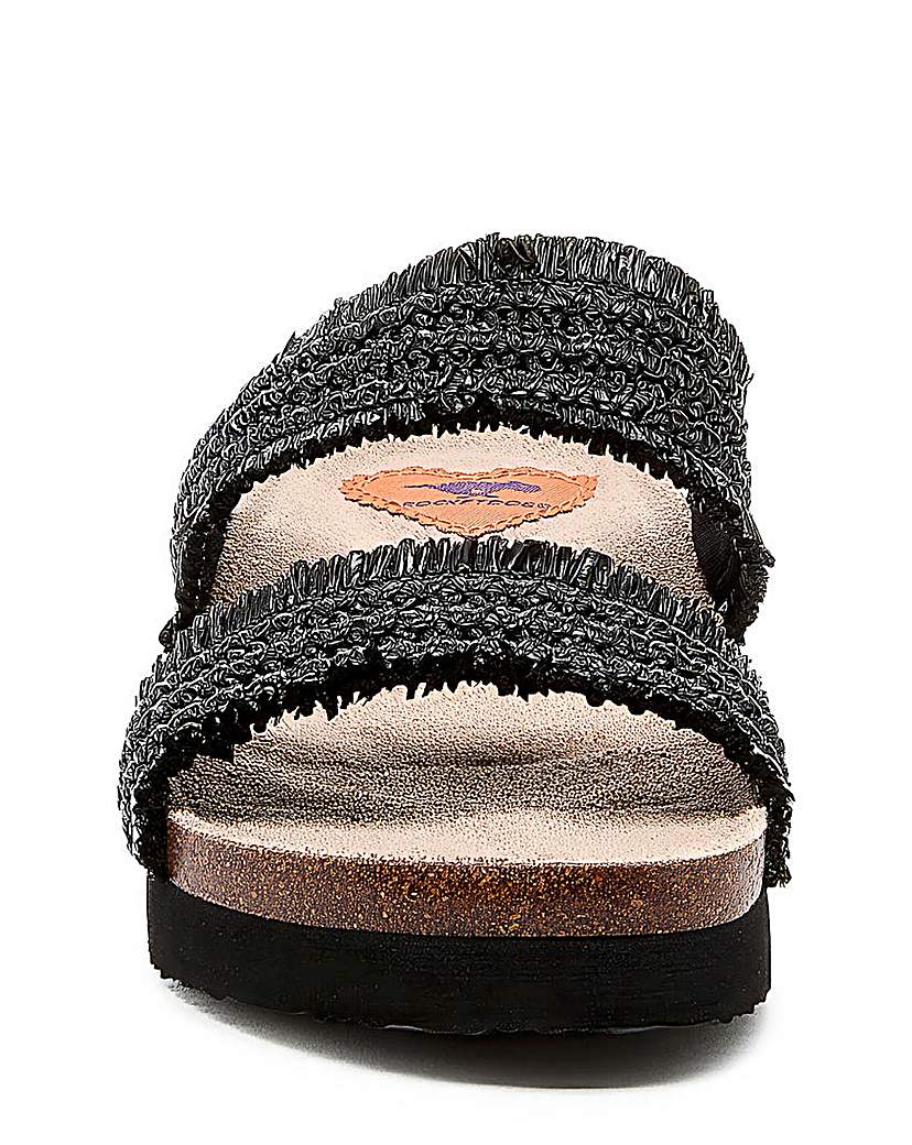 Rocket Dog Aruba Raffia Slider Sandals