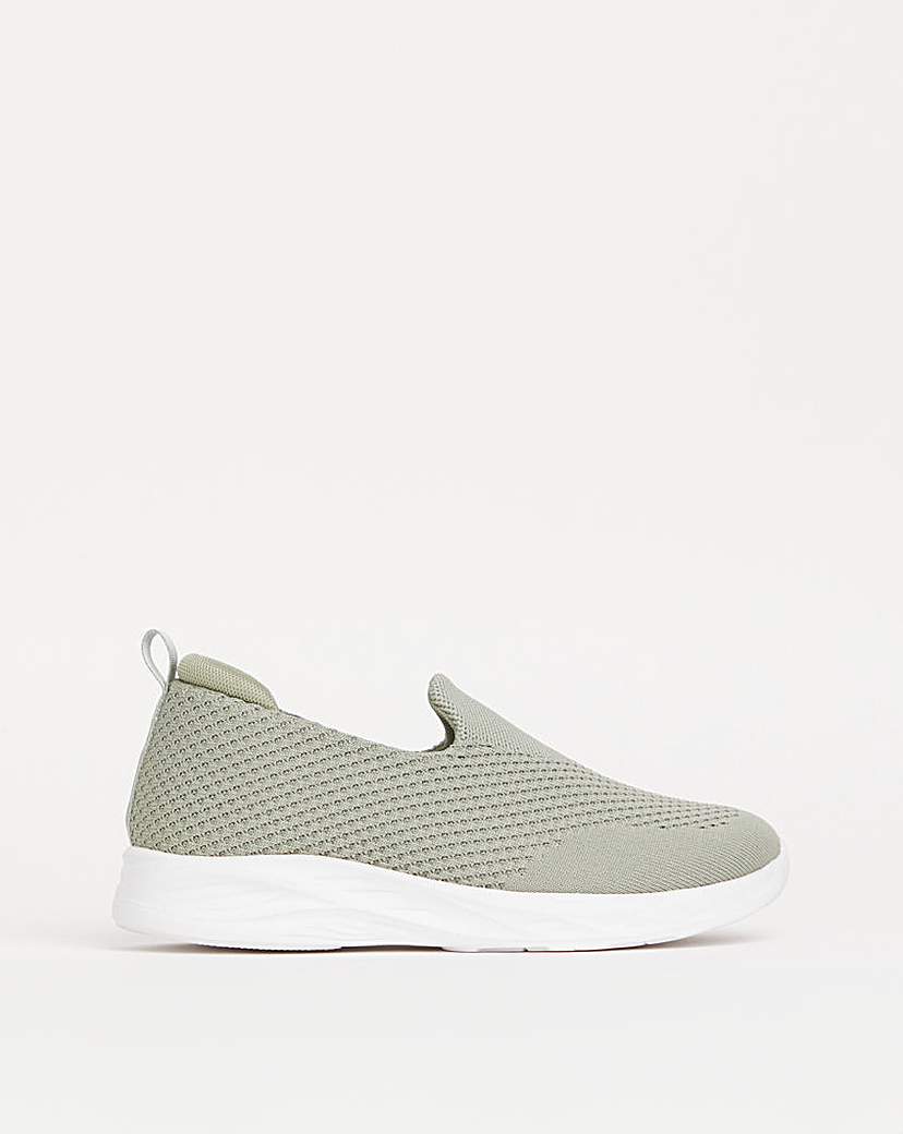 Cushion Walk Slip On Trainers E Fit