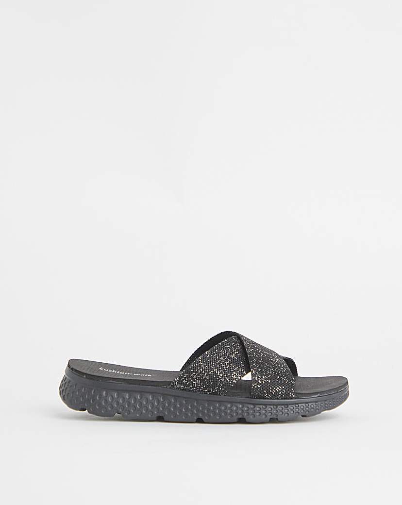 New In - Cushion Walk Mule Sandal EEE Fit