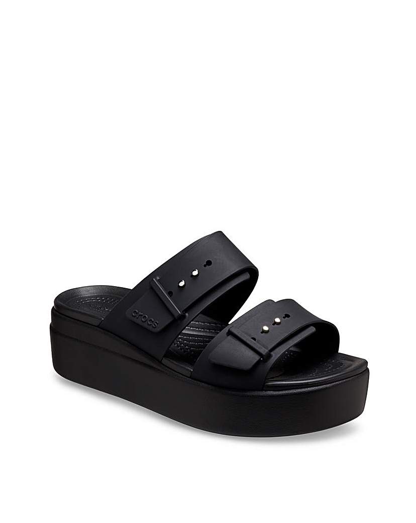Crocs Brooklyn Low Wedge Slider Sandals