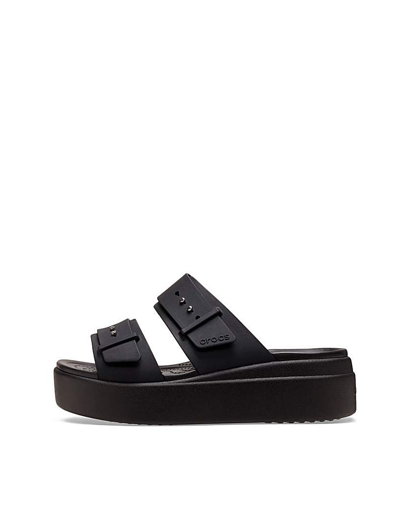 Crocs Brooklyn Low Wedge Slider Sandals