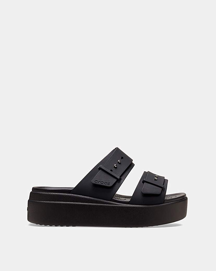 Crocs Brooklyn Low Wedge Slider Sandals