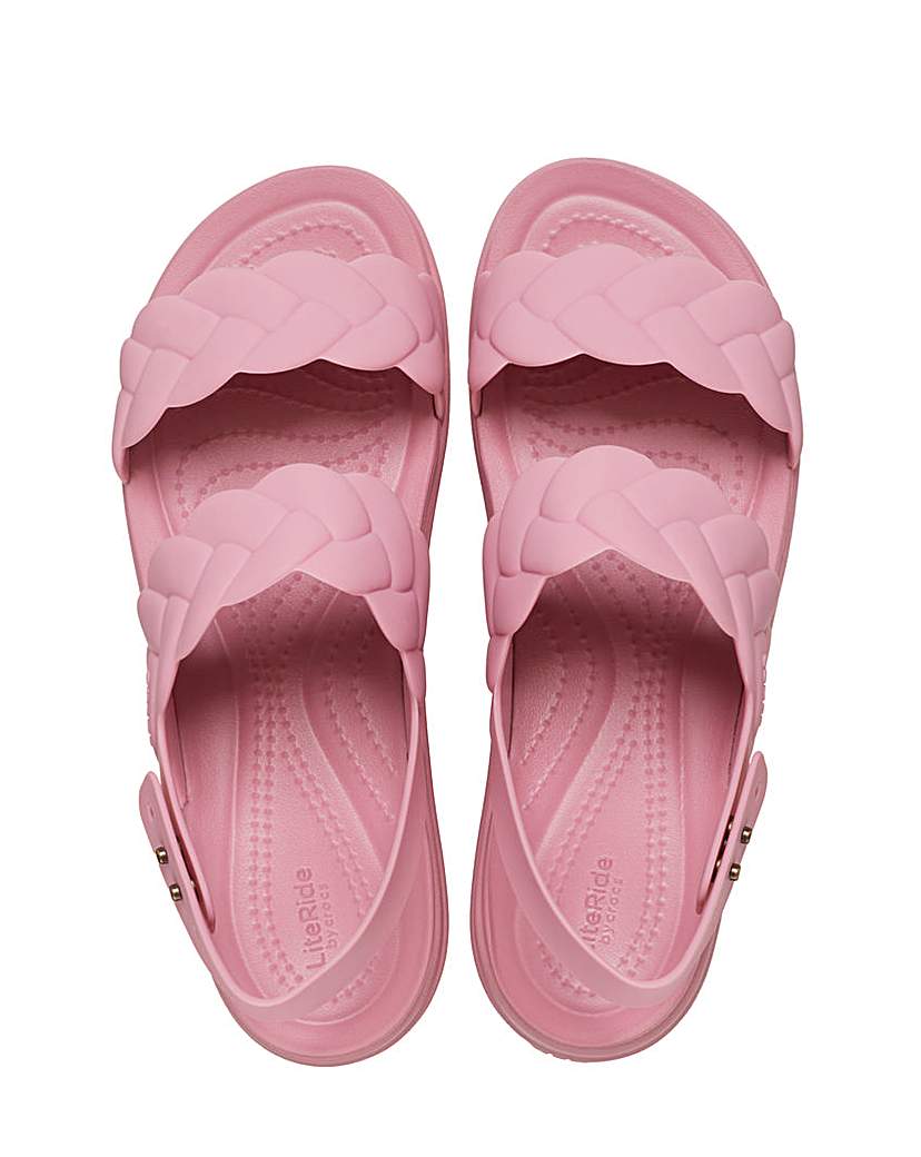 Crocs Brooklyn Woven Low Wedge Sandals