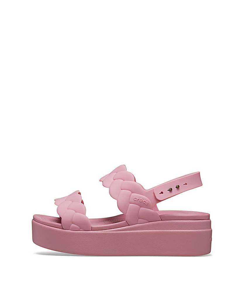 Crocs Brooklyn Woven Low Wedge Sandals