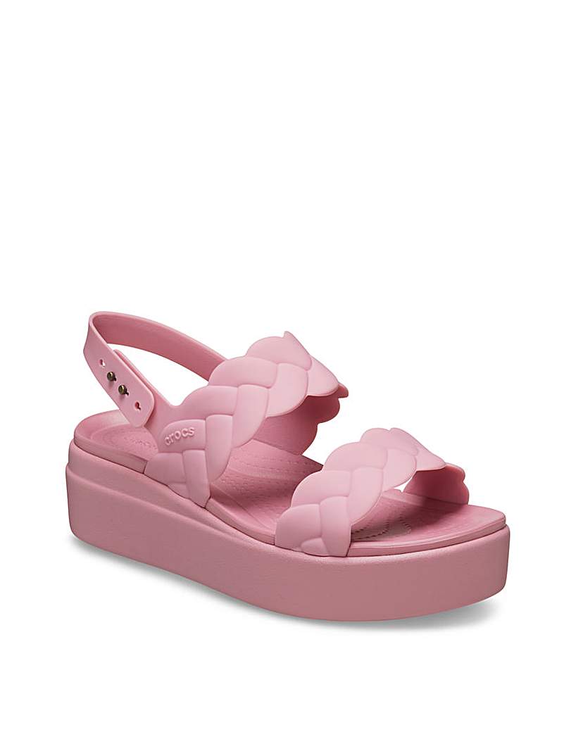 Crocs Brooklyn Woven Low Wedge Sandals