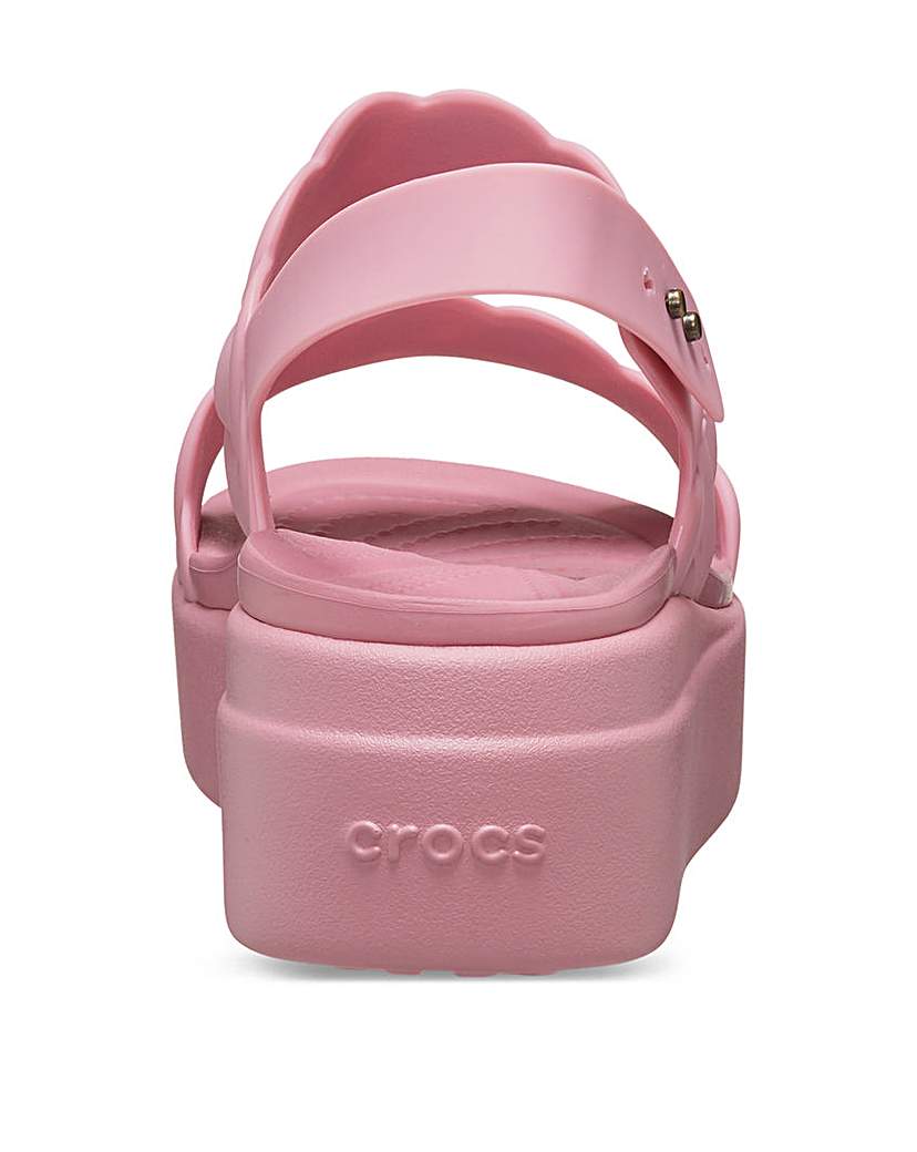 Crocs Brooklyn Woven Low Wedge Sandals