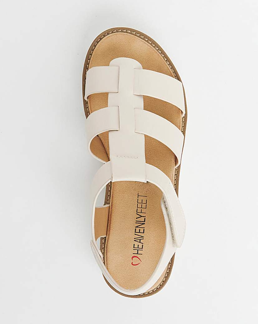 Heavenly Feet Nature Sandals Wide Fit