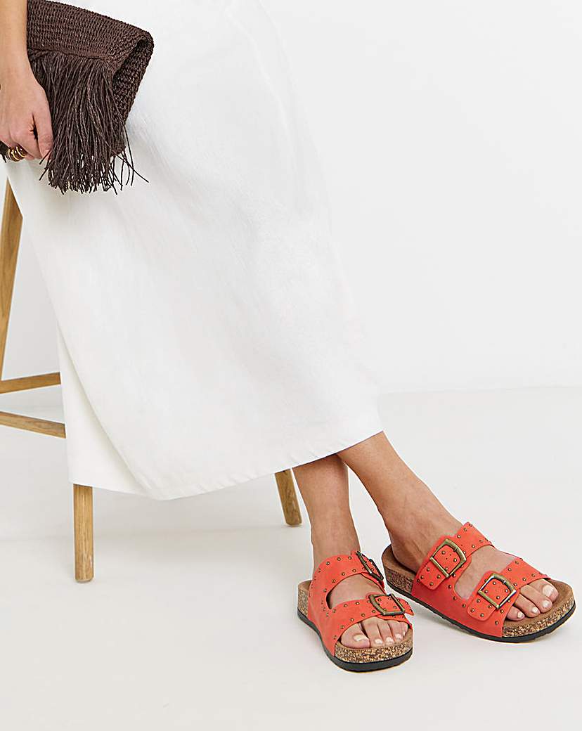 Heavenly Feet Polly Wide Fit Orange - Heavenly Feet - Size: 37