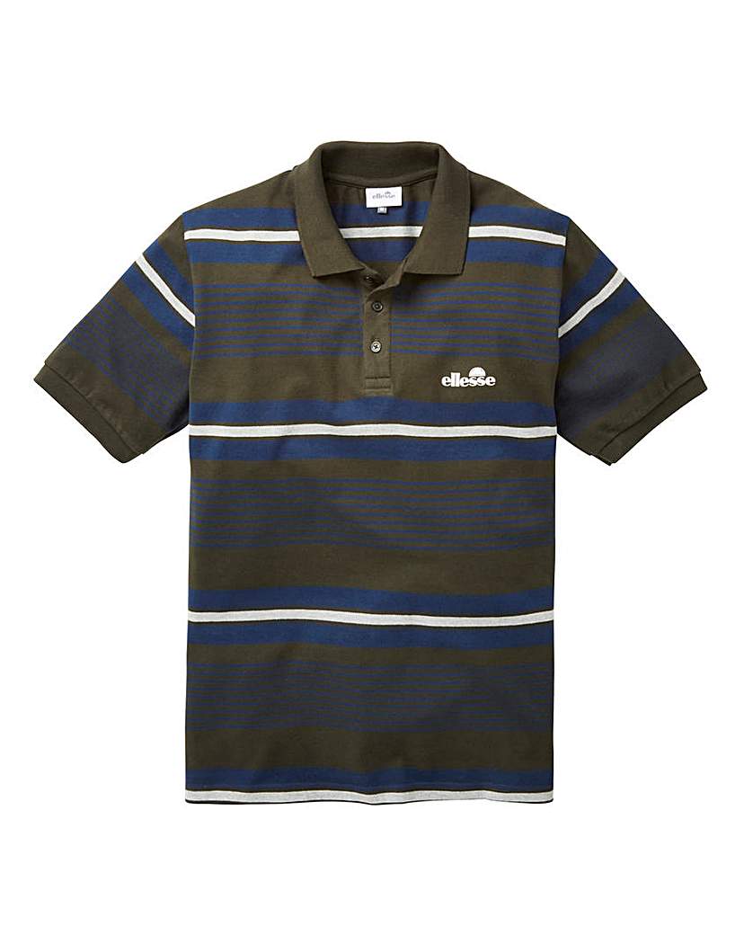 Ellesse Doria Stripe Polo Regular