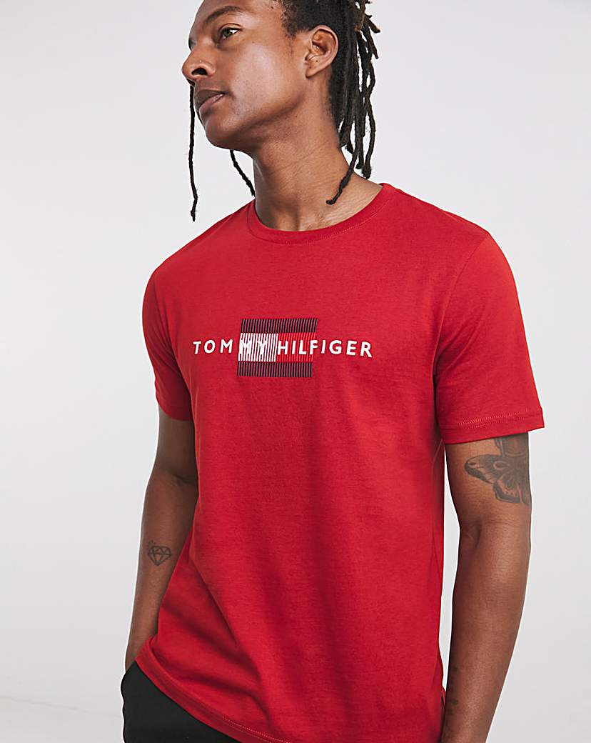 Tommy Hilfiger Logo Embroidered T-Shirt