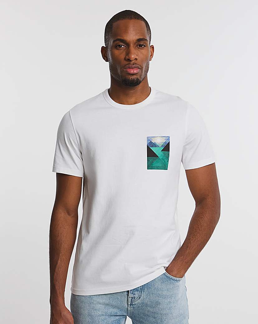 Image of PHIL REED X JACAMO Lake Print T-Shirt