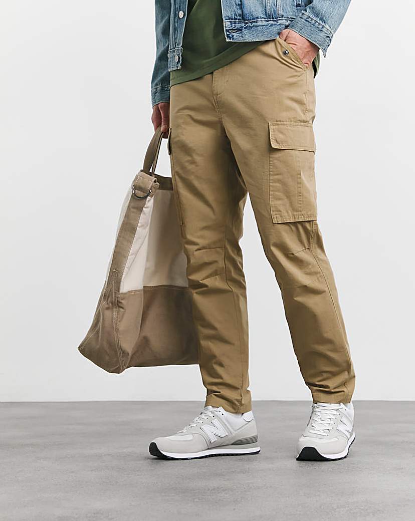 Relaxed Tapered Ripstop Cargo Trouser