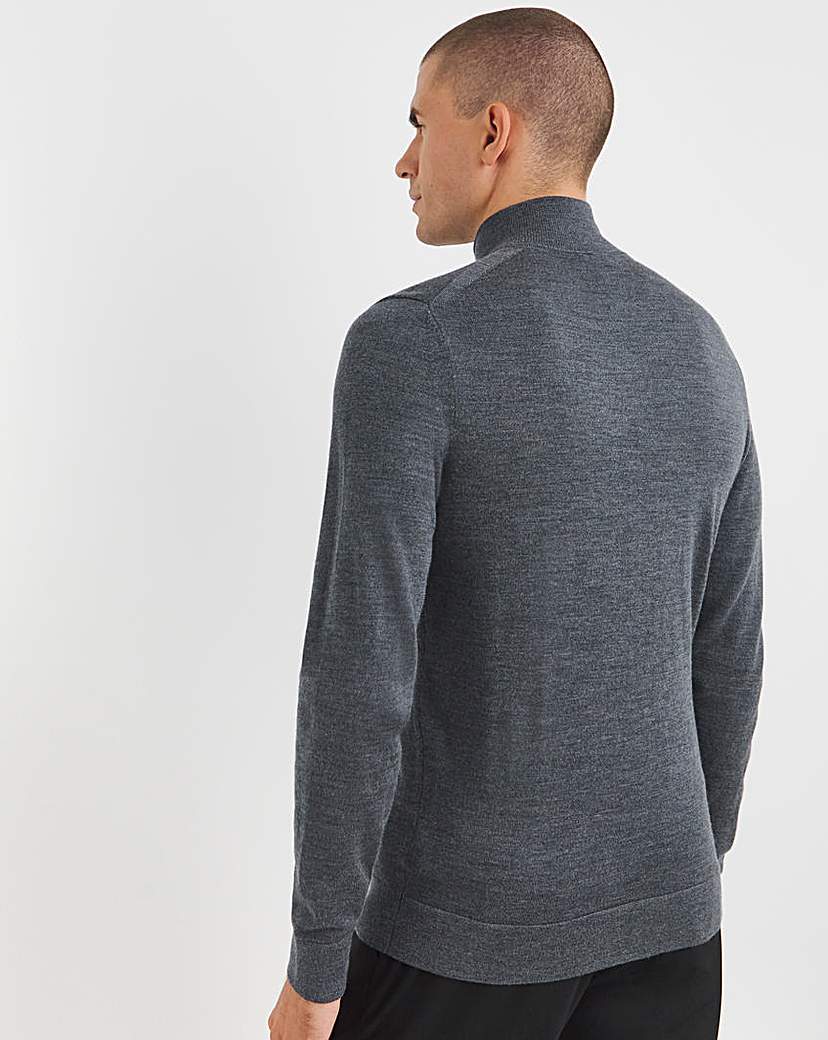 Calvin Klein Merino 1/4 Zip Jumper