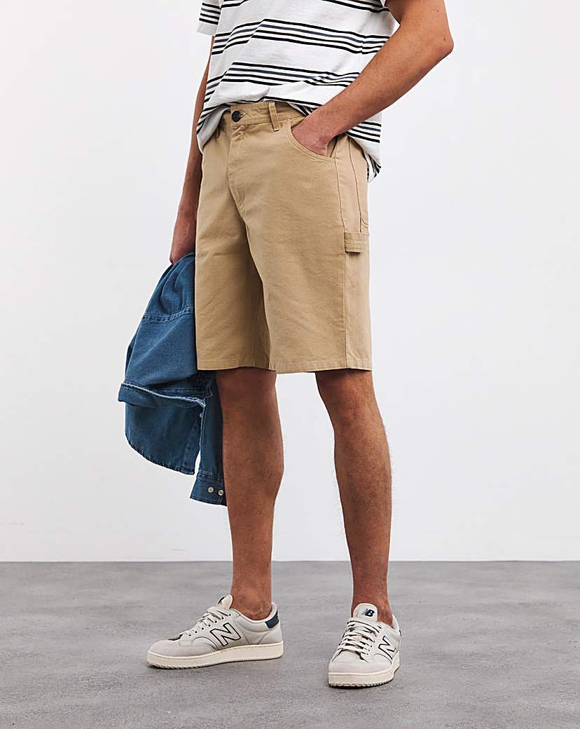 Garment Washed Carpenter Short