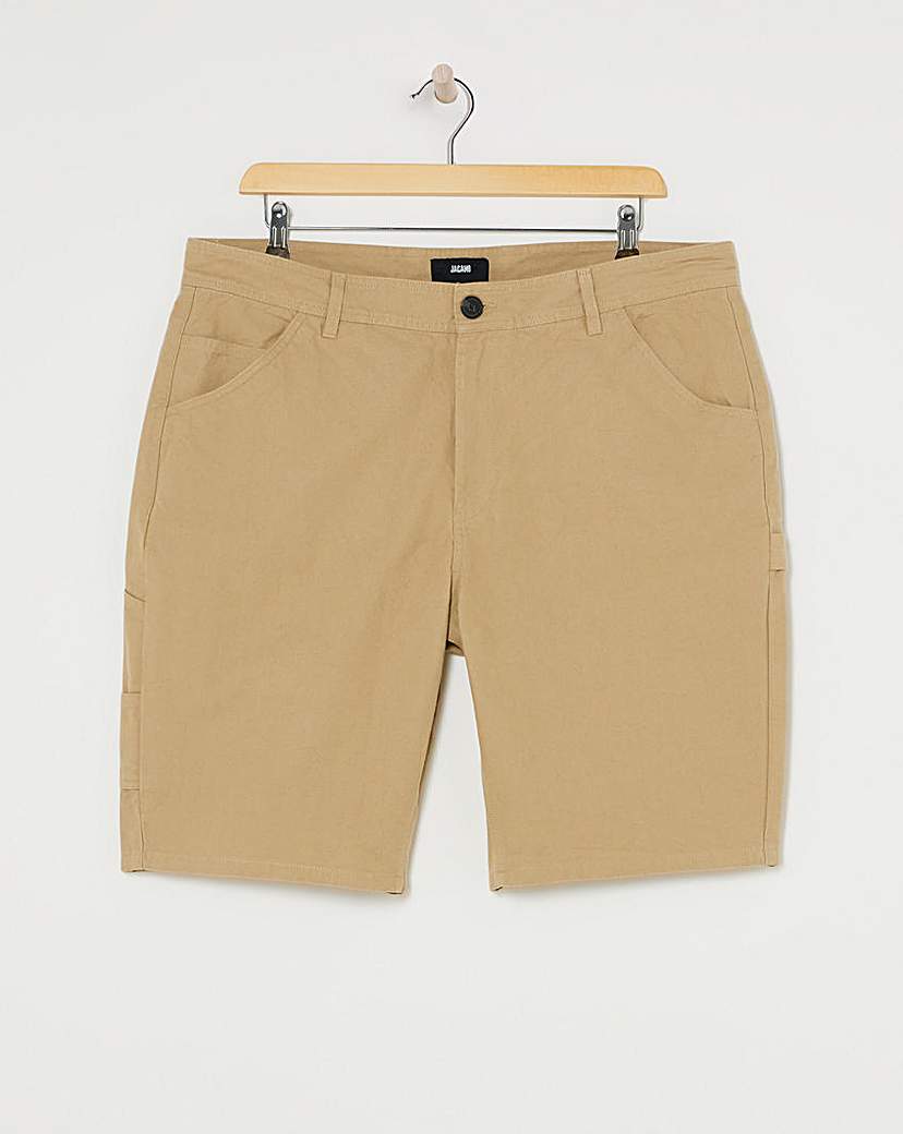 Garment Washed Carpenter Short