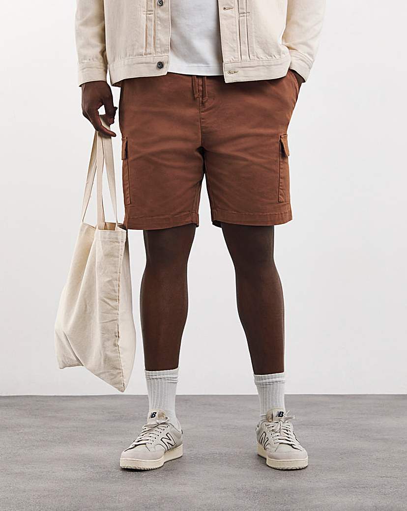 Elasticated Waist Cargo Shorts