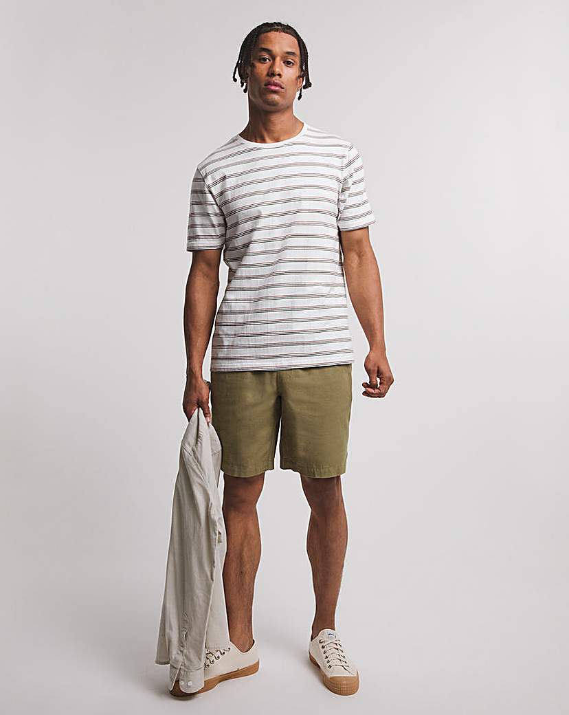 Linen Mix Elasticated Short