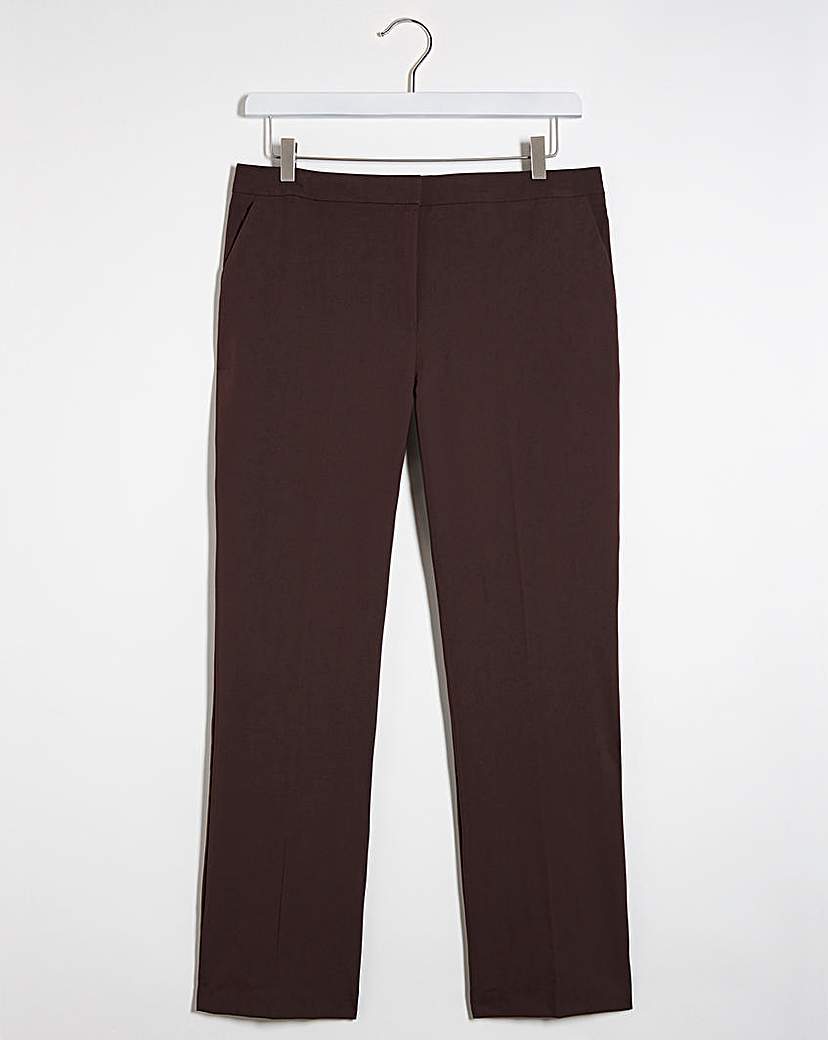 Image of Tailored Straight Leg Trousers Regular