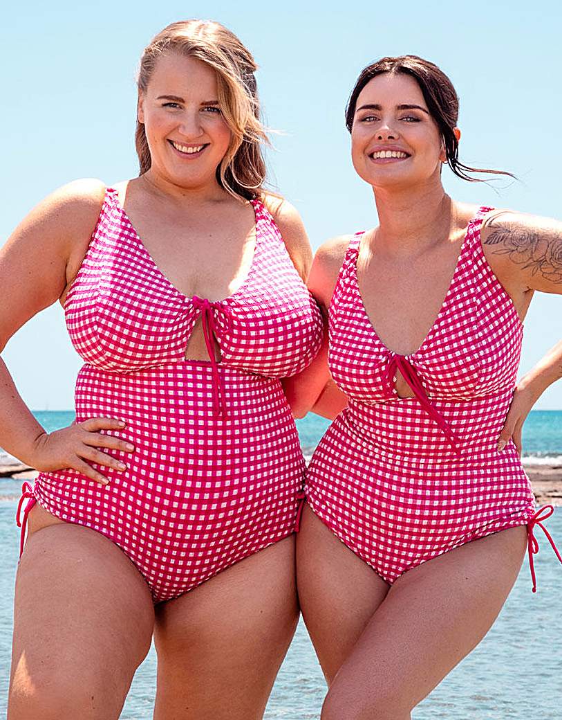 Curvy Kate Holiday Check Swimsuit
