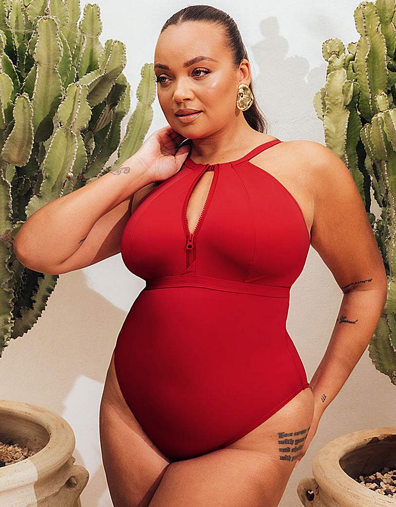 Curvy Kate Women's Swimsuit - Non-Wired - Red - XL