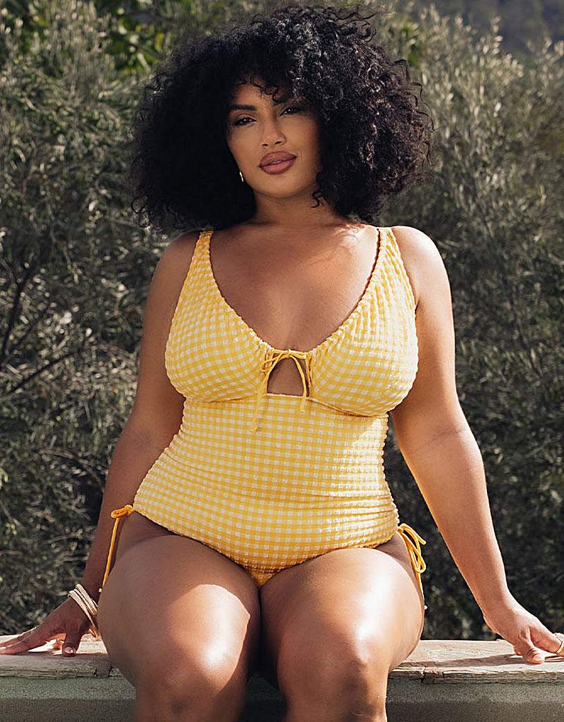 Curvy Kate Women's Swimsuit - Non-Wired - Size 40J/JJ - Sunshine