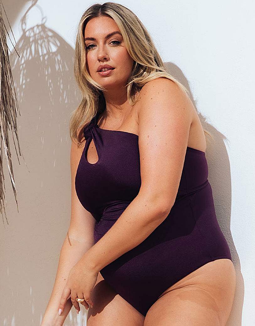Curvy Kate Mulberry Beach Bliss Padded Swimsuit - 32E