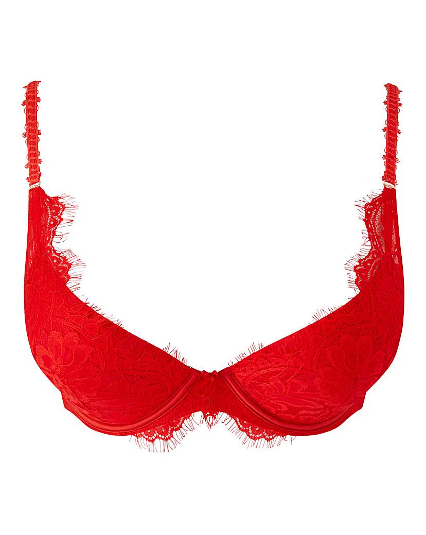 Image of Ann Summers Audrina Red Plunge Bra