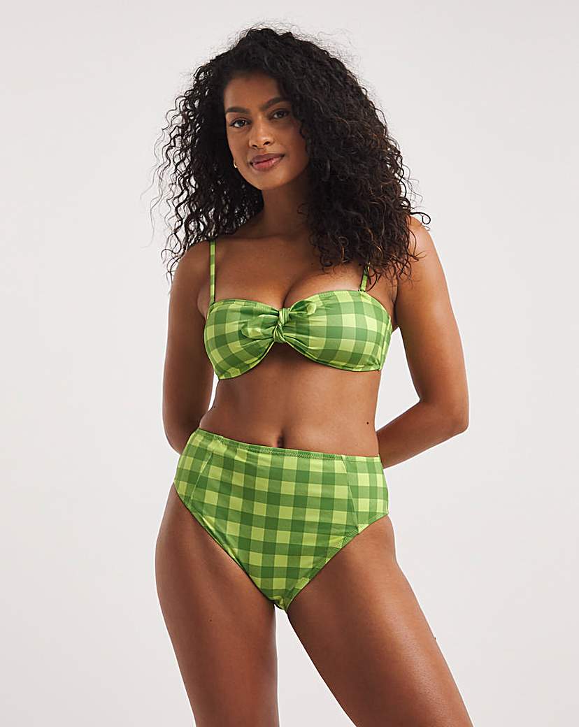 Nobodys Child Opal Gingham Bikini Top