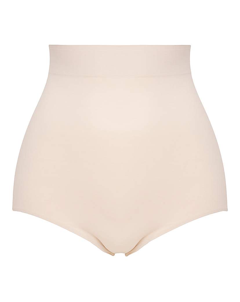 Cupid Sleek Essentials Hi Waist Brief - Warm beige - Size S - Women's