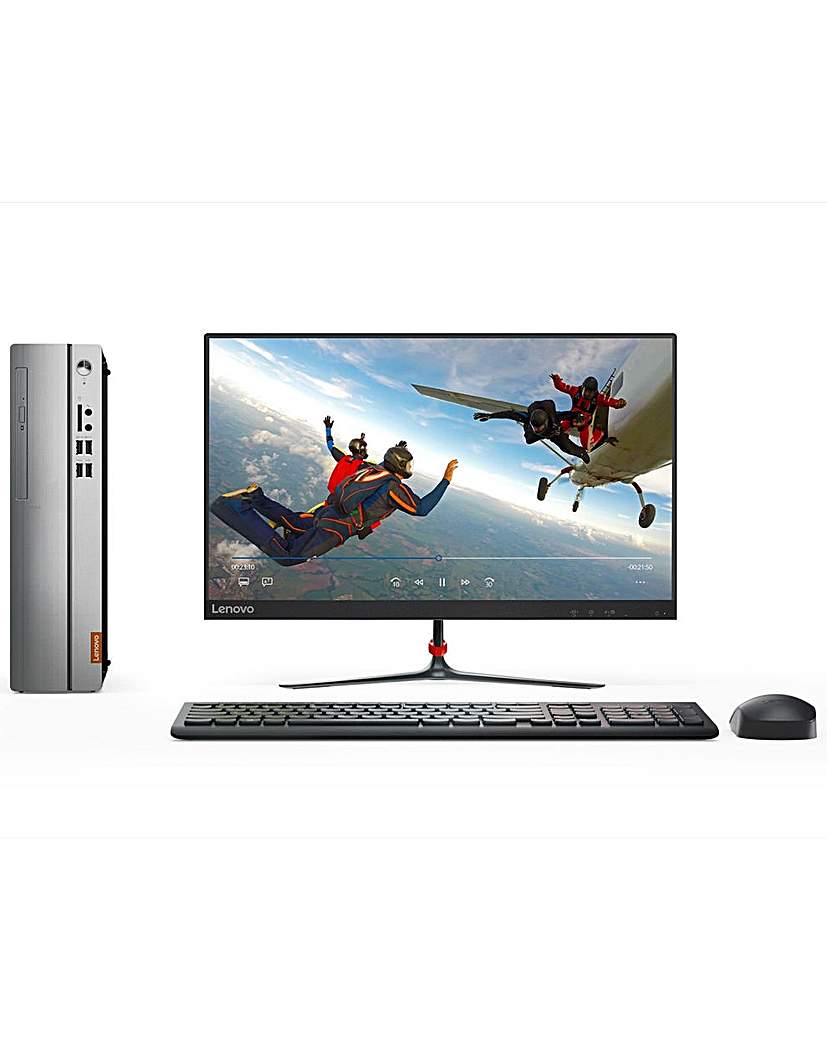 Lenovo AMD 8GB 2TB Win10 + 21 Monitor