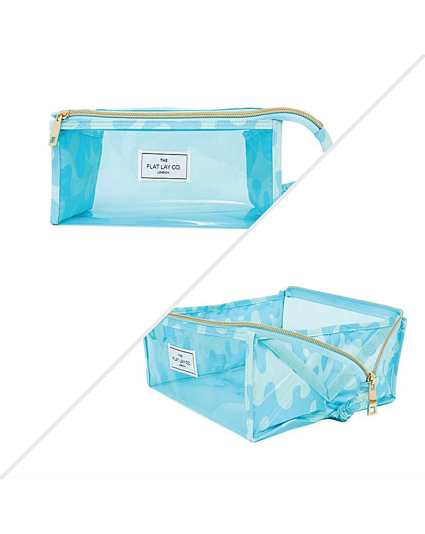The Flat Lay Co. Jelly Box Bag - Blue