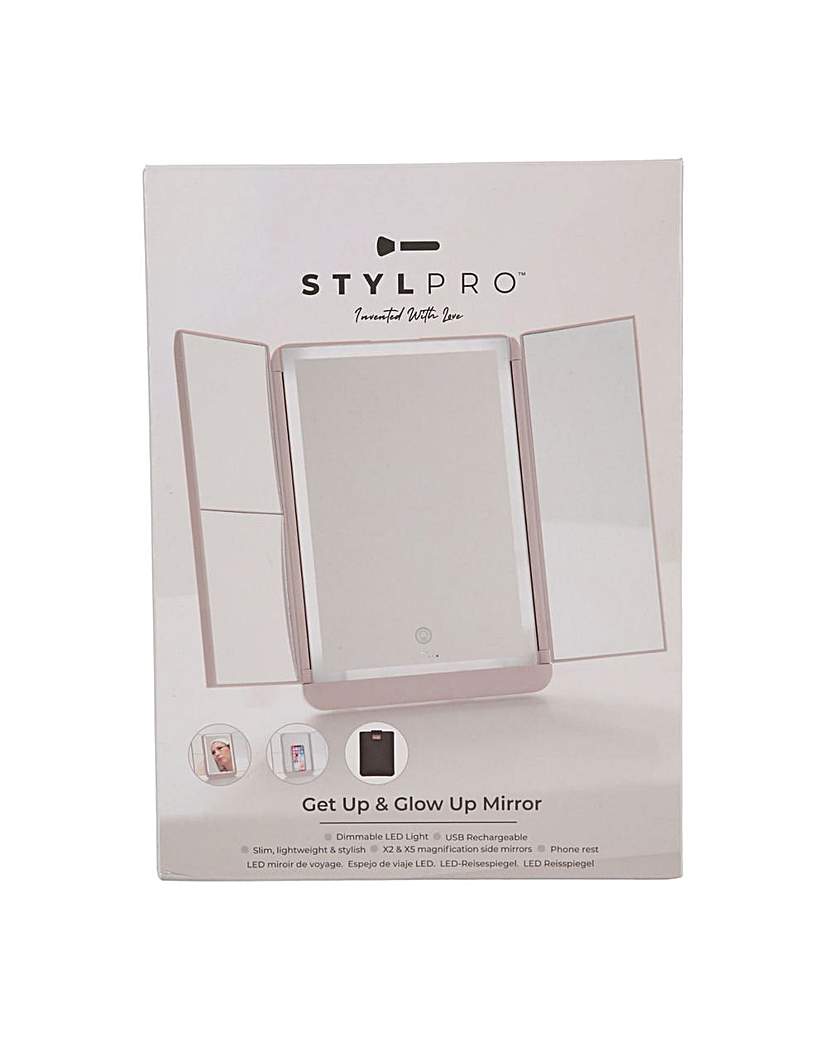 Stylpro Get Up & Glow Bi-Folding Mirror