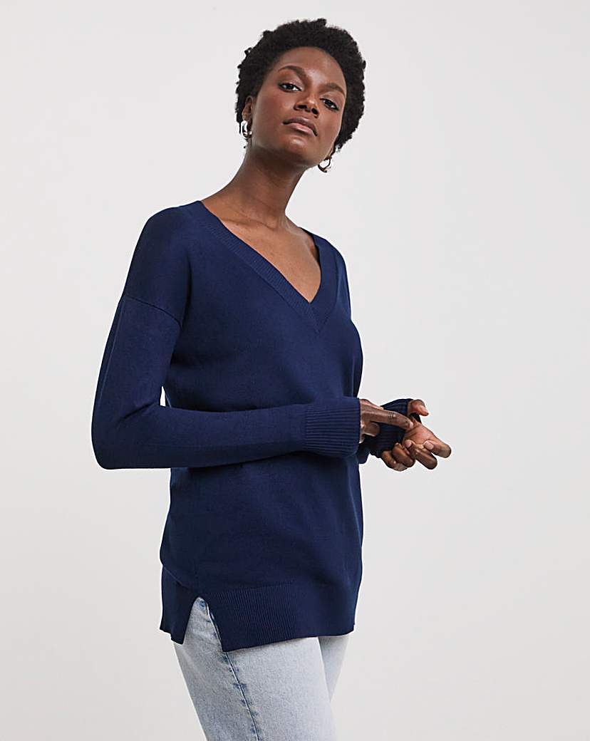 Slouchy V Neck Tunic