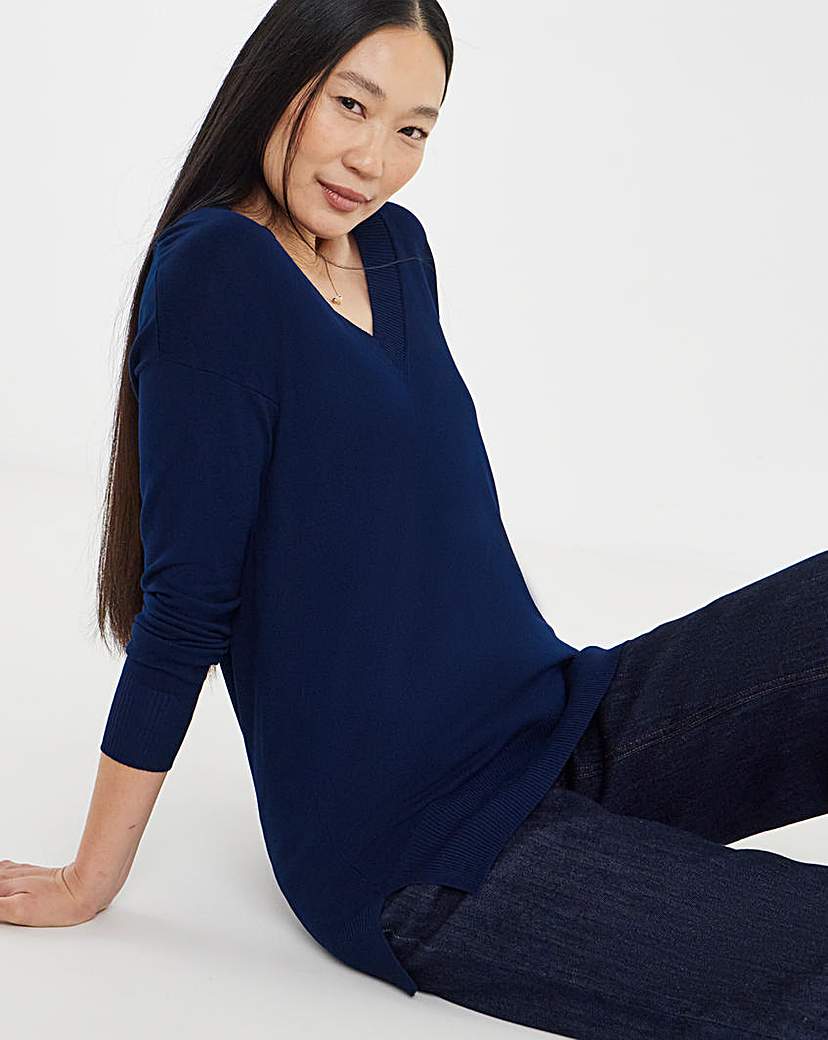 Slouchy V Neck Tunic