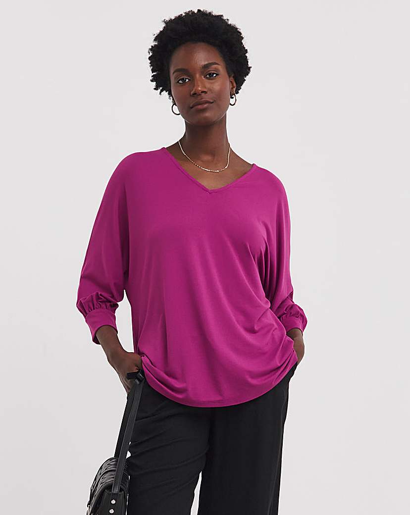 Purple Oversized Top