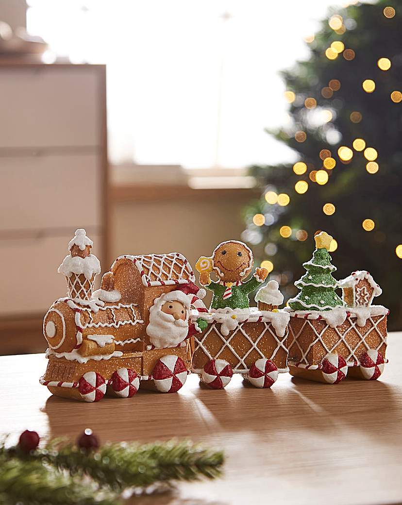 Gingerbread Christmas Train