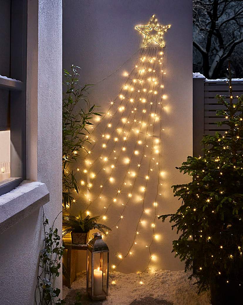 Outdoor Lit Christmas Shooting Star