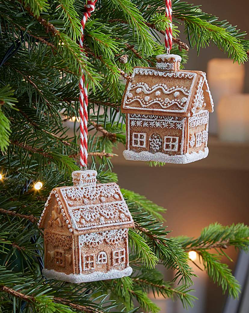 Gisela Graham Gingerbread Baubles