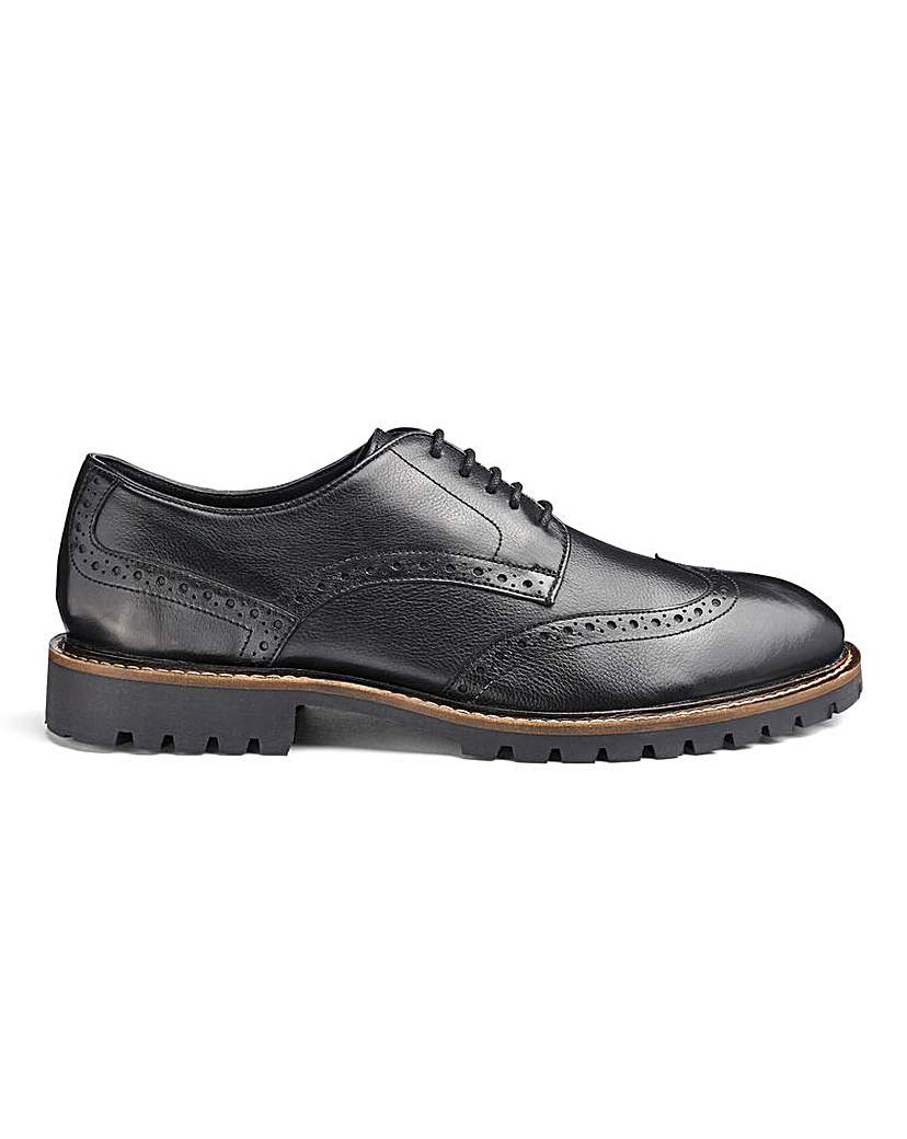 Men's Leather Brogues Extra Wide Fit